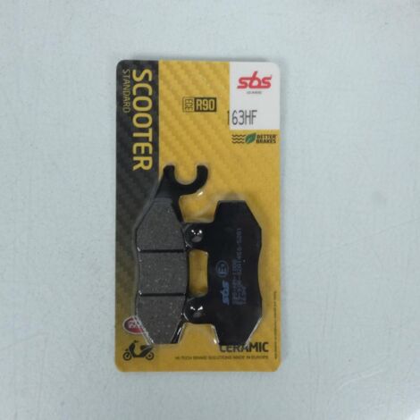 Plaquette de frein SBS pour Moto Honda 125 Rebel 1995 à 1996 (1/2)
