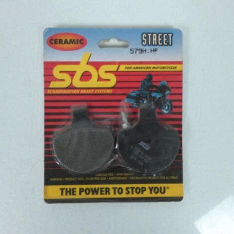 Plaquette de frein SBS 579H.HF pour moto Harley Davidson 883 XLH (1/2)