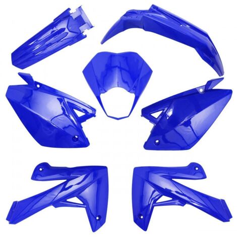 Baoblaze 2 Pièces Carénage Radiateur Moto - Protection Noire Mate Pour Kawasaki ER6N 2013-2016