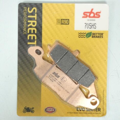 Plaquette de frein SBS pour moto Kawasaki 650 ER-6N 2006 à 2016 (1/2)