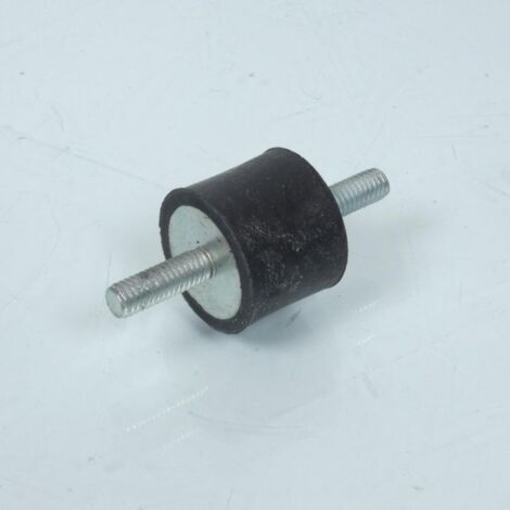 Silentbloc de pot d'échappement mâle mâle M6 Ø25x20mm pour moto