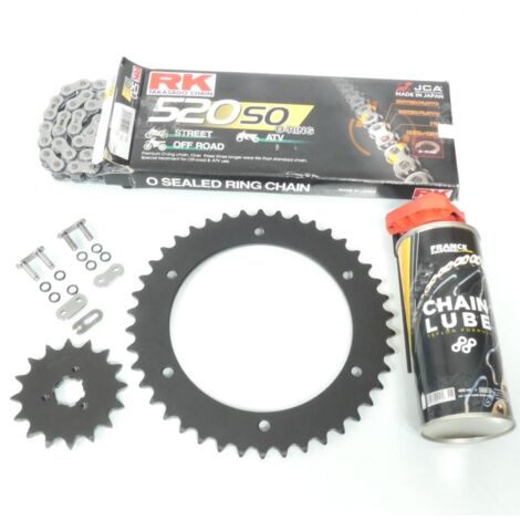 Kit chaîne de transmission 16x42 Pas 520 pour moto Suzuki DR 650 (1/5)