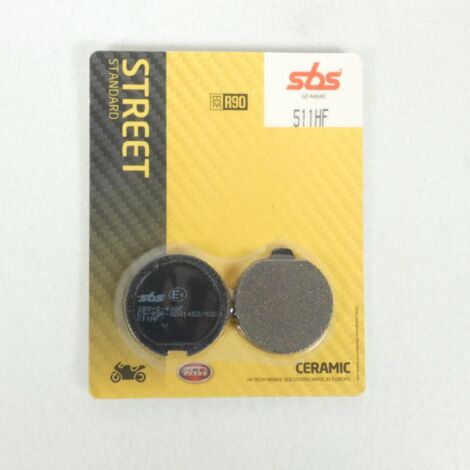 Plaquette de frein AV Céramique SBS pour moto Suzuki 850 GS (1/2)