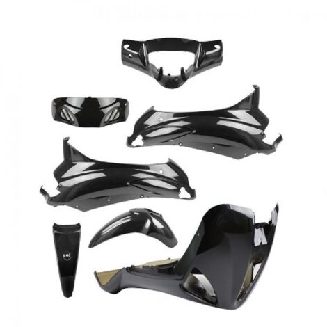 Kit carénage pour Scooter Piaggio 125 Liberty 2009 à 2012 noir (1/5)