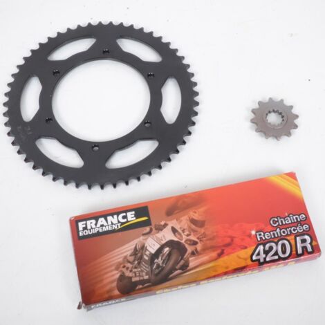 Kit chaîne France Equipement pour Moto Peugeot 50 XR6 2002 à 2007