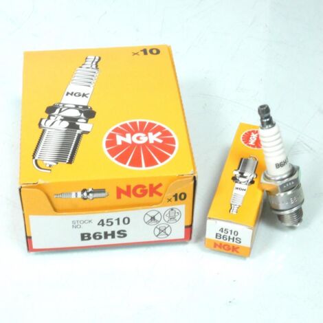 Bougie d'allumage NGK pour Auto MBK Après 1980 B6HS / 4510 Neuf (1/3)