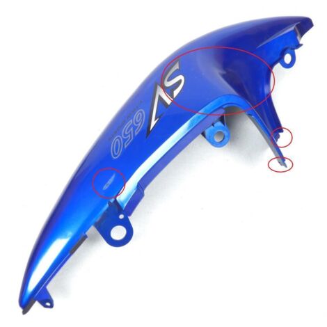 [PRODUIT D'OCCASION] Coque arrière gauche origine pour moto Suzuki 650 SV 1999 à 2002 (1/4)