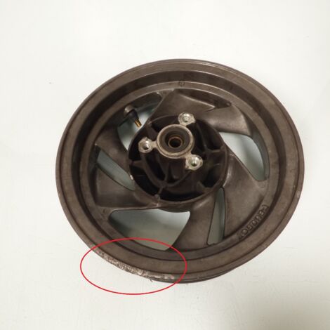 [PRODUIT D'OCCASION] Jante avant 10 pouces origine pour scooter Peugeot 50 Zenith 1993 (1/4)