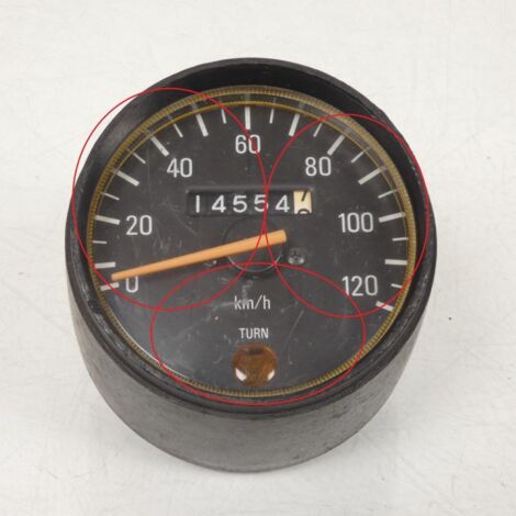 [PRODUIT D'OCCASION] Compteur origine pour moto Yamaha 50 DT Occasion (1/3)