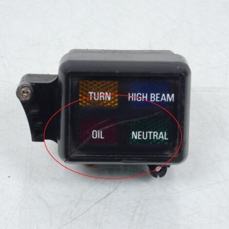 [PRODUIT D'OCCASION] Bloc témoins lumineux origine pour moto Yamaha 350 RDLC 1986 à (1/3)