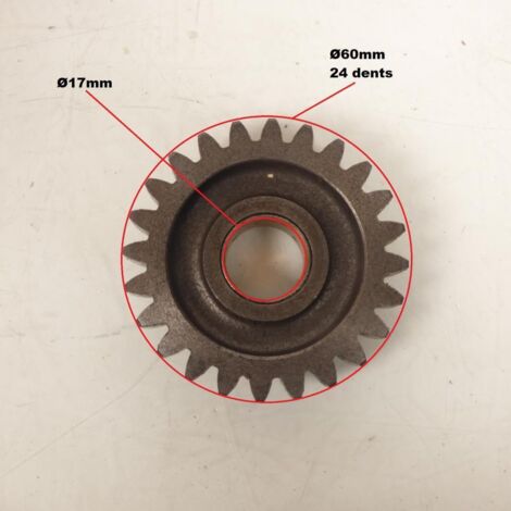 [PRODUIT D'OCCASION] Pignon intermédiaire de kick pour Suzuki 600 DR 1985 à 1989 N401 (1/2)