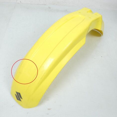 [PRODUIT D'OCCASION] Garde boue avant origine pour Moto Suzuki 250 RM Après 1990 Jaune (1/4)