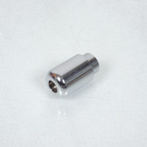 [PRODUIT D'OCCASION] Embout de guidon chromé Ø28mm L48mm 150g Générique pour moto (1/4)
