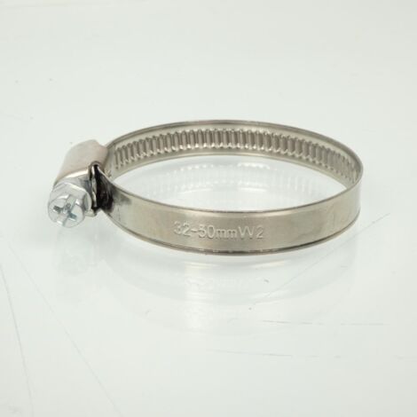 JNNJ 2 Pièces Colliers Serrage Échappement Moto 44-47mm Acier Inox 304 - Pince Échappement Robuste