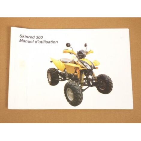[PRODUIT D'OCCASION] Manuel du propriétaire utilisateur origine pour Quad Chinois 300 (1/2)