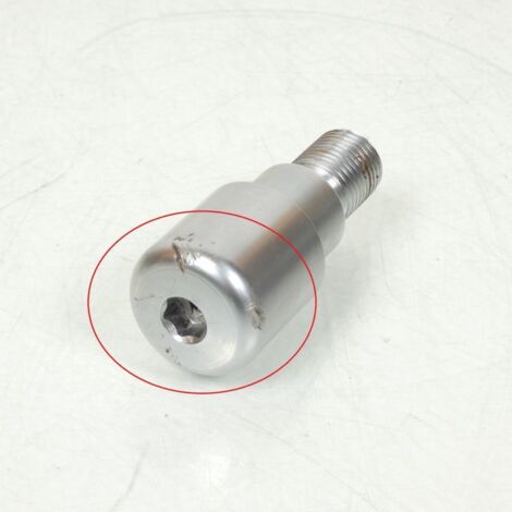 [PRODUIT D'OCCASION] Embout de guidon pour moto Yamaha YBR 125 Après 2005 M16 pas 150 (1/2)