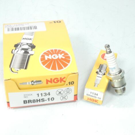 Bougie d'allumage NGK pour Auto BR8HS-10 / 1134 Neuf (1/4)