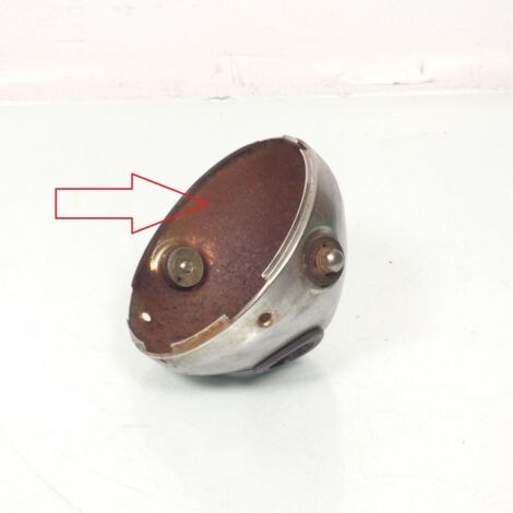 [PRODUIT D'OCCASION] Cuvelage optique avant origine pour moto Suzuki 125 GN 1982 à (1/4)