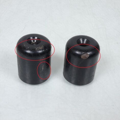 [PRODUIT D'OCCASION] Embout de guidon Noir Générique pour moto scooter Ø36mm L45.5mm (1/4)