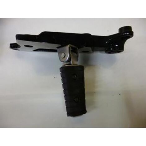Platine Repose-pied Gauche Moto - Cale-pied Rond Noir - Occasion Bon état
