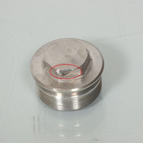 [PRODUIT D'OCCASION] Bouchon tube de fourche origine pour moto Suzuki 650 DL V-strom (1/3)