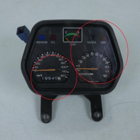 [PRODUIT D'OCCASION] Compteur compte tour tableau bord origine pour moto Suzuki 80 RG (1/5)