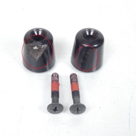 [PRODUIT D'OCCASION] Paire d'embout de guidon Générique pour moto Ø36mm Ø30 L38.5mm (1/4)