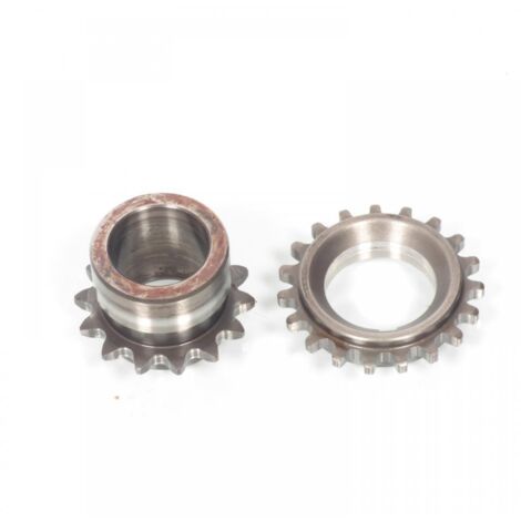 [PRODUIT D'OCCASION] Pignons chaine pompe à huile origine pour scooter Piaggio 125 X8 (1/2)