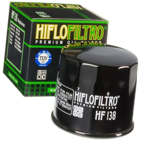 Filtre à huile Hiflo HF138 HF 138 GSXR DL Vstrom VZ TL GSX GSF Bandit KingQuad (1/3)