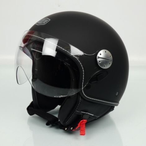 Casque jet Gasoline S783 noir mat avec écran Taille M 57cm pour