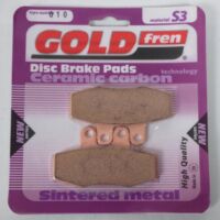 Plaquette de frein Gold Fren pour Moto Gilera 350 ER 1987 AVG
