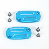 Paire Couvercle de maître cylindre Grimeca Bleu TNT pour scooter