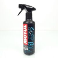 Motul E1 Wash & Wax 102996 Spray nettoyant sans Eau et Cire protectrice 400 ML