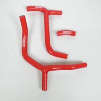 Y kit durite de refroidissement rouge Irod pour moto Honda 450