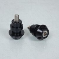 Paire de diabolo M10mm Noir AVOC pour Moto KAWASAKI Neuf