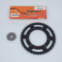 Kit chaîne Axring pour moto Yamaha 50 DTR 2003 à 2011 13x50 P420
