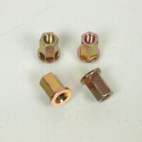 4 écrous longs de culasse M8x1.25 Naraku NK101.87 Neuf pour moto