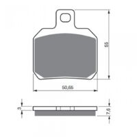Plaquettes De Frein Gold Fren S3 Type 168 – Avant Pour Beta 250 REV3 (2000-2004) – Performance & Fiabilité