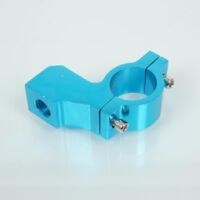 Collier support de rétroviseur Tun'R pour moto scooter alu bleu