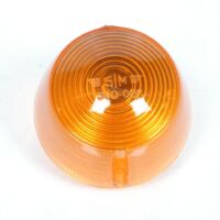 Cabochon de clignotant rond orange pour mobylette MBK 50 51 SIM