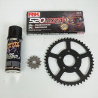 Kit chaîne FE pour moto Honda 125 CRM 1990 à 2003 12x46 pas 520 /