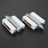 Cale pied Union Cycle pour moto UNION K465 blanche / 9/16 Neuf