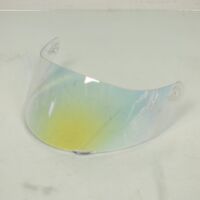 Visière de casque AVG de coloris transparent/arc en ciel pour