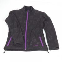 Veste fine noire et violette softshell coupe vent pour femme Held
