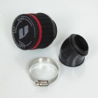 Cornet filtre à air Voca Ø48mm noir pour moto compétition