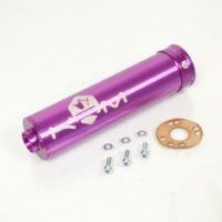 Silencieux cartouche de pot d'échappement KRM alu Full Violet