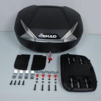 Top case 47L Carbone Noir/Blanc Shad SH47 pour moto Honda Cb 650