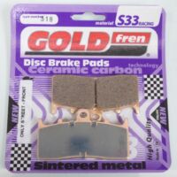 Plaquette de frein Gold Fren pour Moto BMW 1600 K B Bagger 2017 à