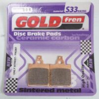 Plaquette de frein Gold Fren pour Moto Cagiva 125 XSST 1981 à