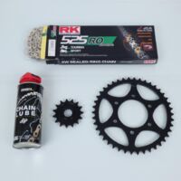 Kit chaîne FE pour moto Kawasaki 1000 Z 2010 à 2013 15x42 Pas 525